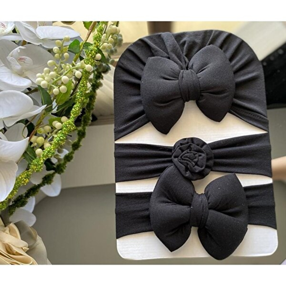 Çil Özlem Bebe Kız Bebek Fiyonklu Bone Bandana 3lü Set Bebek Saç Bandı Fiyatı