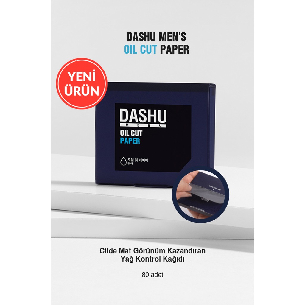 Cilde Mat Görünüm Kazandıran Yağ Kontrol Kağıdı Dashu Mens Oil Cut Paper 80PCS Maskeler Fiyatı
