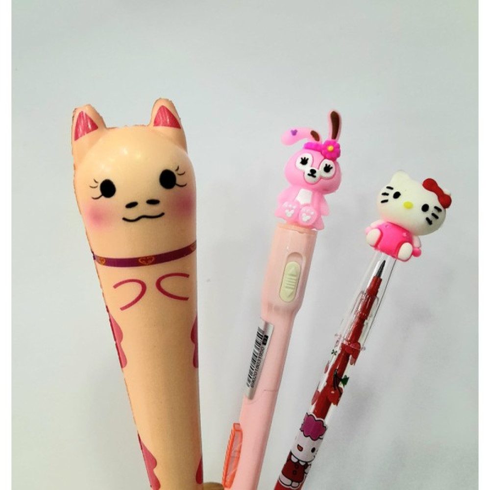 Çilek Home Avm Çilekhomeavm Hediyelik Sukuşi Jel Kalem Tavşan Işıklı Kalem Hello Kıtty Yumurta Kalem F32TT4T - Renkli Jel Mürekkepli (Roller) Kalem Fiyatı