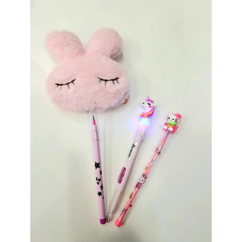 Çilek Home Avm Çilekhomeavm Tavşan Pon Pon Yumuta Kalem -Unicorn Işıklı Kalem-Hello Kıtty Yumurta Kalem Set TR5664 - Renkli Kurşun (Ahşap) Kalem Fiyatı