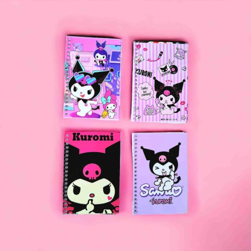 Çilek Home Avm Sanrio Kuromi ve Arkadaslari Spiralli Not Defteri,4 Adet Not Defteri & Bloknot Fiyatı