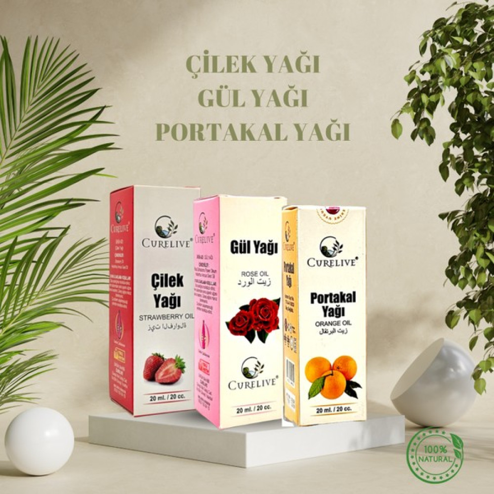 Çilek Yağı - Gül Yağı - Portakal Yağı - Üçü Bir Arada Set Oto Boyaları Fiyatı