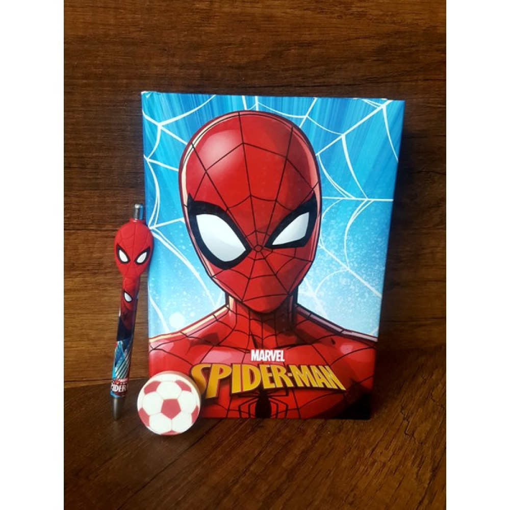 ÇİLEKHOMEAVM Spiderman Hediyelik Hatıra ve Günlük Defteri Versatil Kalem Silgi Set Not Defteri & Bloknot Fiyatı