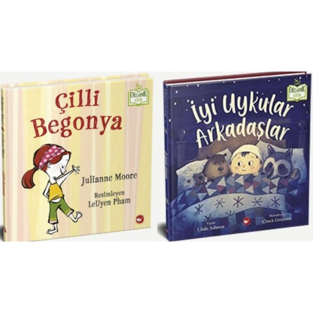 Çilli Begonya - Iyi Uykular Arkadaşlar - 2 Kitap Set (Organik Kitap, Ciltli) Çocuk Masal Fiyatı