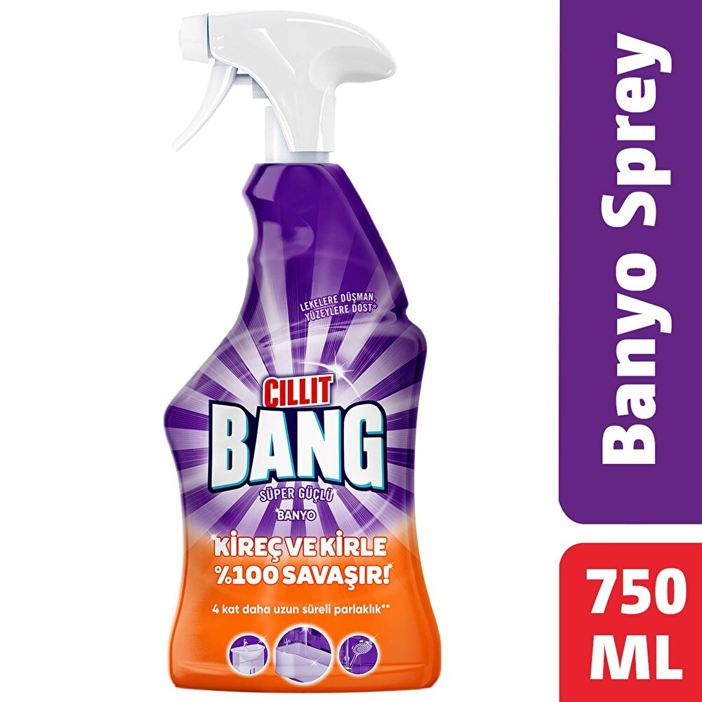 Cillit Bang Banyo Kir ve Kireç Çözücü Sprey 750 ml Ev Temizliği Fiyatı