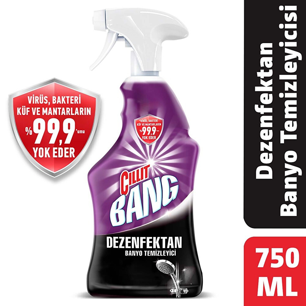 Cillit Bang Dezenfektan Banyo Yağ ve Kireç Çözücü Sprey 750 ml Ev Temizliği Fiyatı
