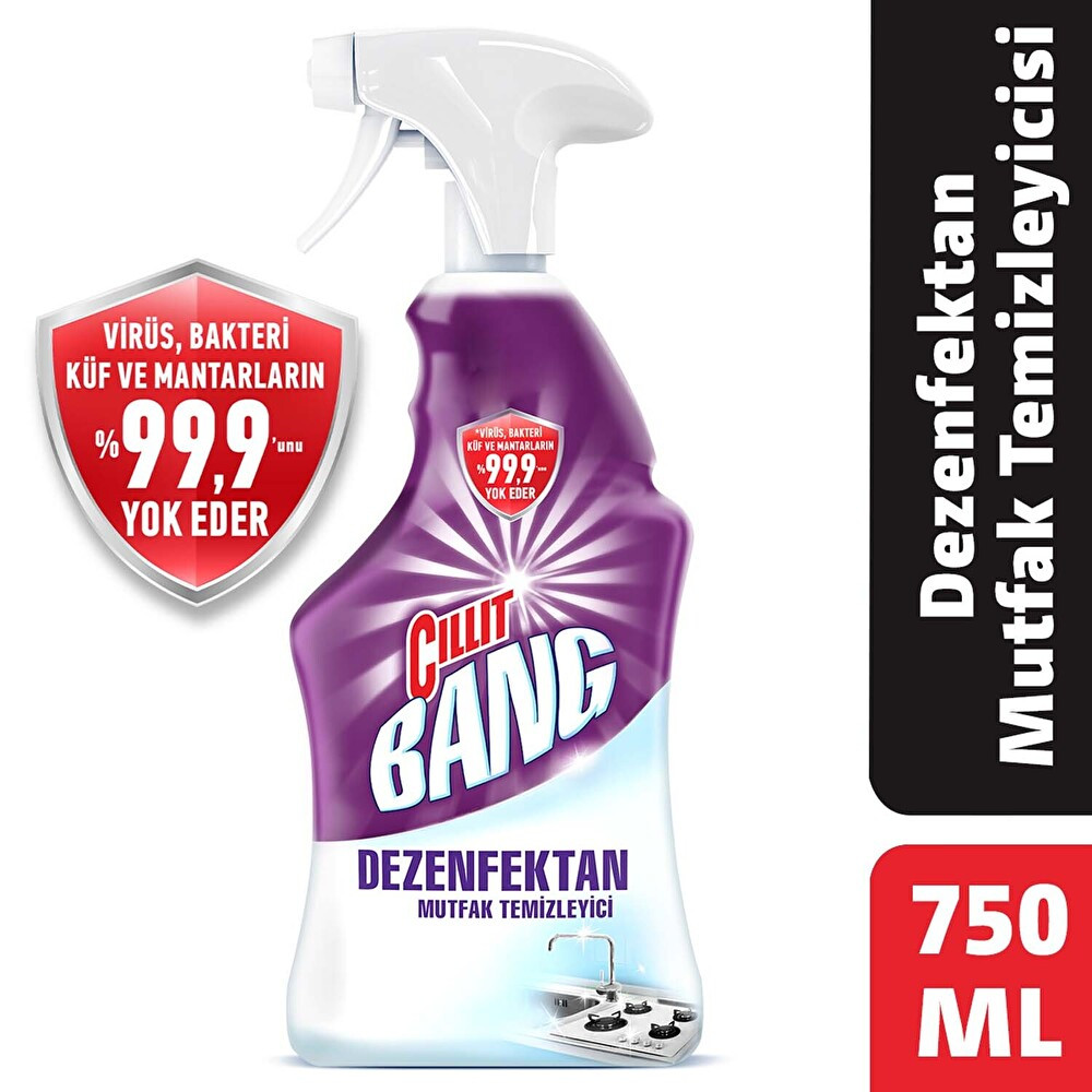 Cillit Bang Dezenfektan Mutfak Yağ ve Kireç Çözücü Sprey 750 ml Ev Temizliği Fiyatı
