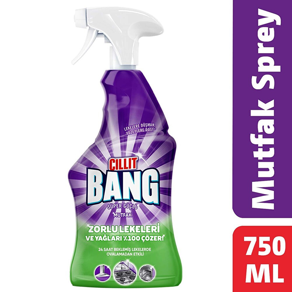 Cillit Bang Mutfak Yağ ve Kir Çözücü Sprey 750 ml Ev Temizliği Fiyatı