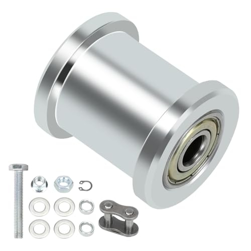 CILOYU Mini Bike Chain Tensioner with 1-3/4" Roller Compatible with Coleman CT100U CC100X Motovox MBX10 MBX11 Baja DB30 Blitz Predator 79cc 97cc 98cc 100cc Engine Powersport Mini Bike Parts