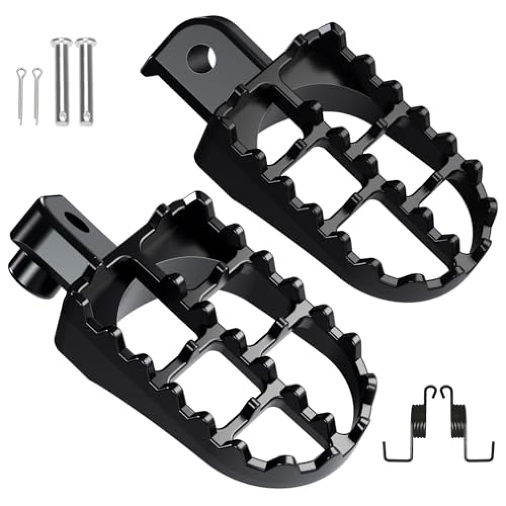 CILOYU Mini Bike Foot Pegs Assembly Kit Compatible with Coleman CT200U CT200U-EX BT200X CT200U-EXR CT100U CC100X Axis M200 196cc 200cc 97cc 100cc Engine Parts Left and Right Footrest