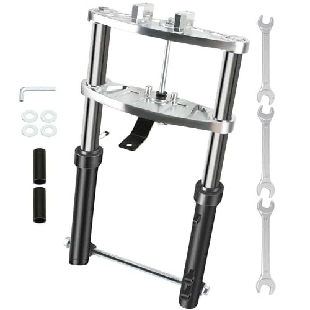 CILOYU Mini Bike Front Fork Suspension Kit Replacement for Coleman Mini Bike CT200U CT200U-EX BT200X Axis M200 196cc 200cc 6.5HP Powersports Parts Accessories Shock Absorber Forks Frame Assembly