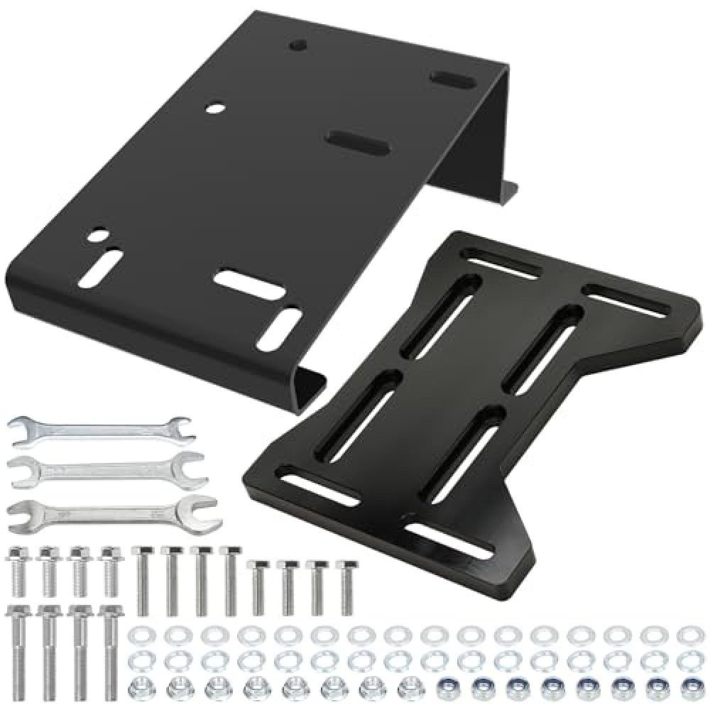 CILOYU Torque Converter Engine Mount Plate Motor Riser Kit Compatible with Predator 212 Monster Mega Moto MMB80 105 Coleman RB100 RT100 Mini Bike 212cc 224cc 196cc 6.5hp GX200 Parts Adapter