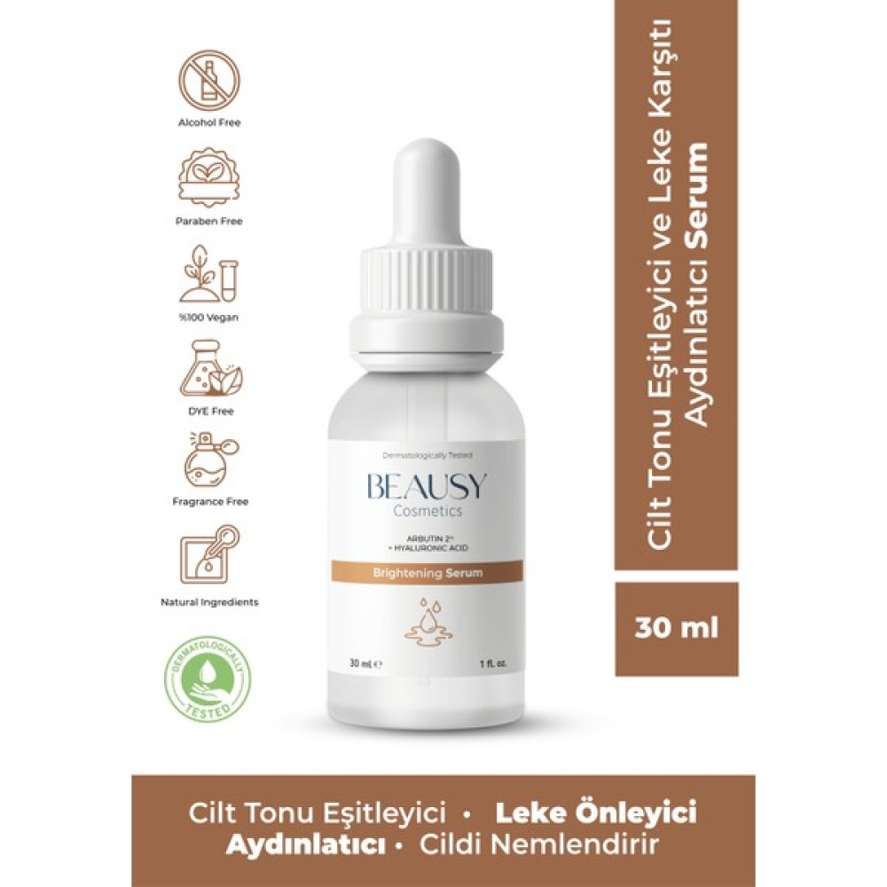 Cilt Tonu Eşitleyici ve Leke Karşıtı Aydınlatıcı Serum 30ML (Arbutin %2 + Hyaluronic Acid) Leke Kremi Fiyatı
