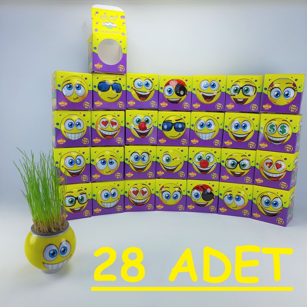 Çimoji Çim Adam Çimoji Kutulu 28 Adet Diğer Fiyatı