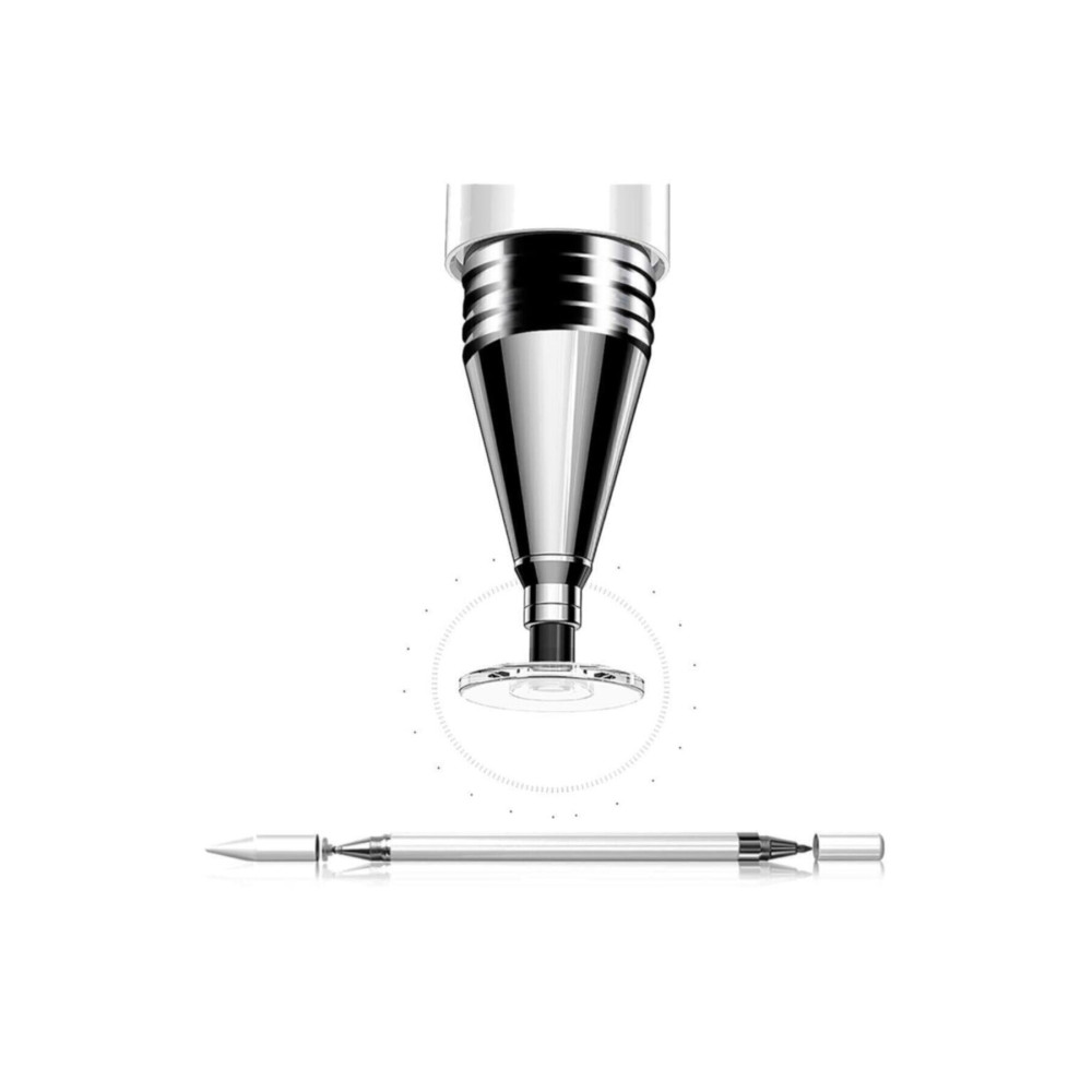 Cimricik Android Uyumlu Pencil 2 in1 Disk Uçlu Stylus Kalem Beyaz Tablet Aksesuarı Fiyatı