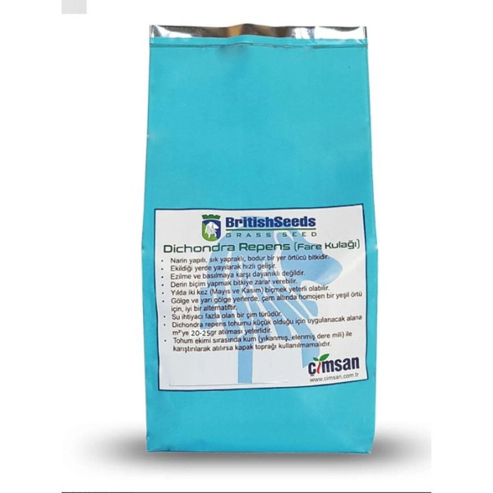 Çimsan British Seeds Dichondra Fare Kulağı Çim Tohumu / 1000 gr - 1 Adet Tohum Fiyatı