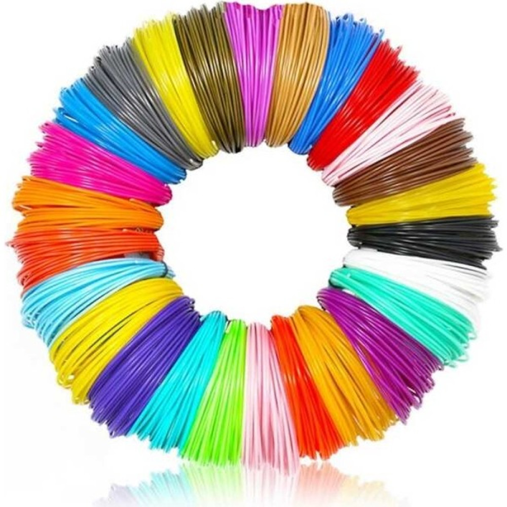 Cin 3D Kalem 10 Renk x 10 Metre PLA Filament - 1.75MM - Renkli Filament Fiyatı