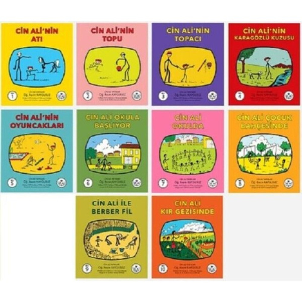 Cin Ali Kitap Seti 10 Kitap Takım Çocuk Masal Fiyatı
