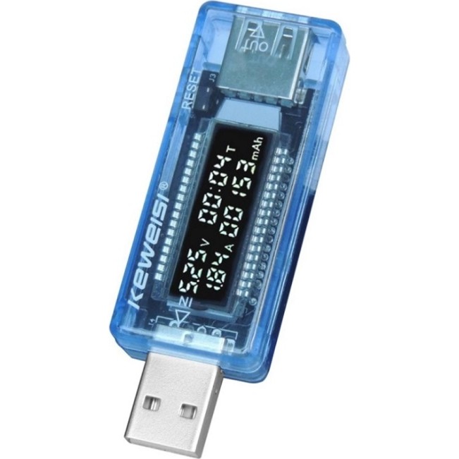 Cin KWS-V20 USB Tester - USB Voltmetre, Ampermetre - Keweisi - Renkli - 1 Adet Hobi Elektroniği Fiyatı