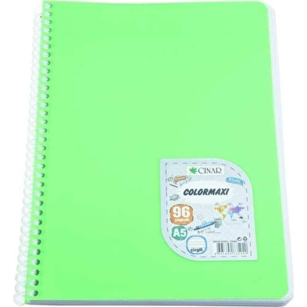 Çınar Defter 96 Yaprak Spiralli Kareli A5 Boy Spiralli Defter Fiyatı