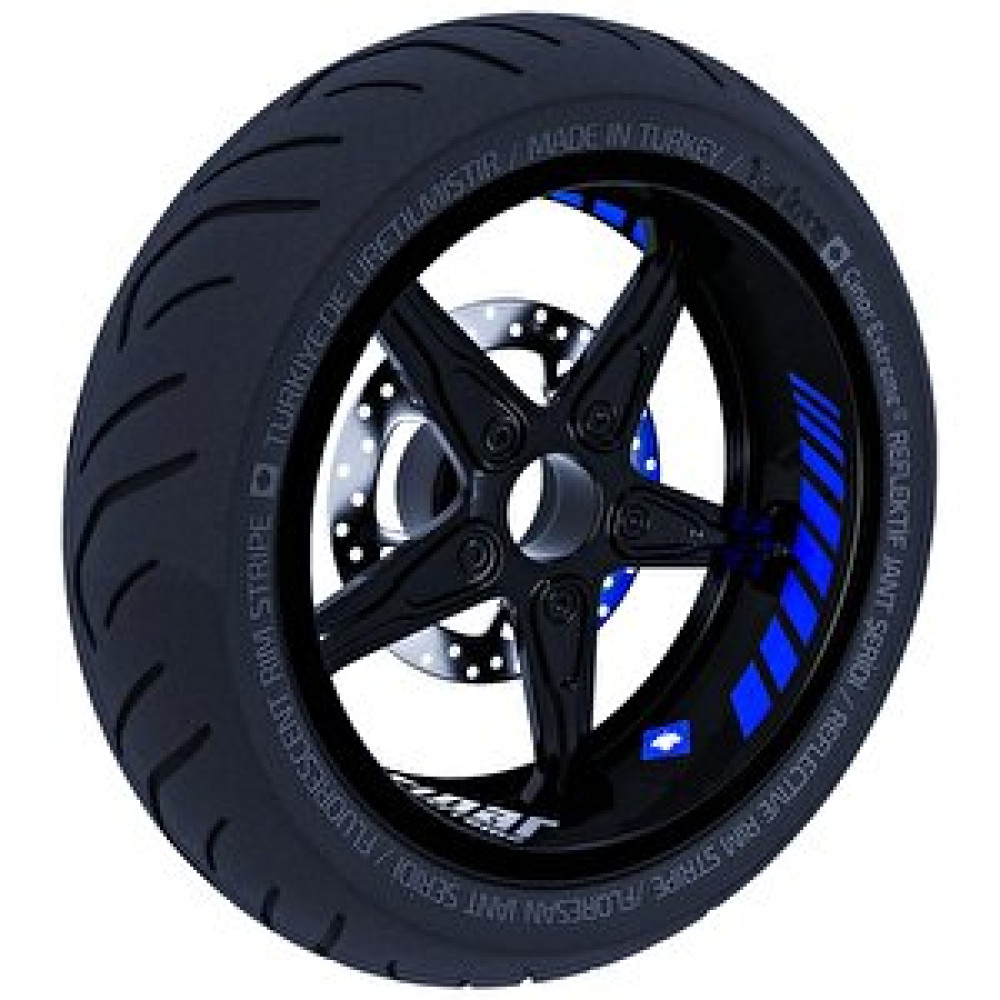 Çınar Extreme Gp Racing Reflektif Mavi İç Jant Şeridi Sticker Çınar Extreme Motorsiklet Aksesuarları Fiyatı