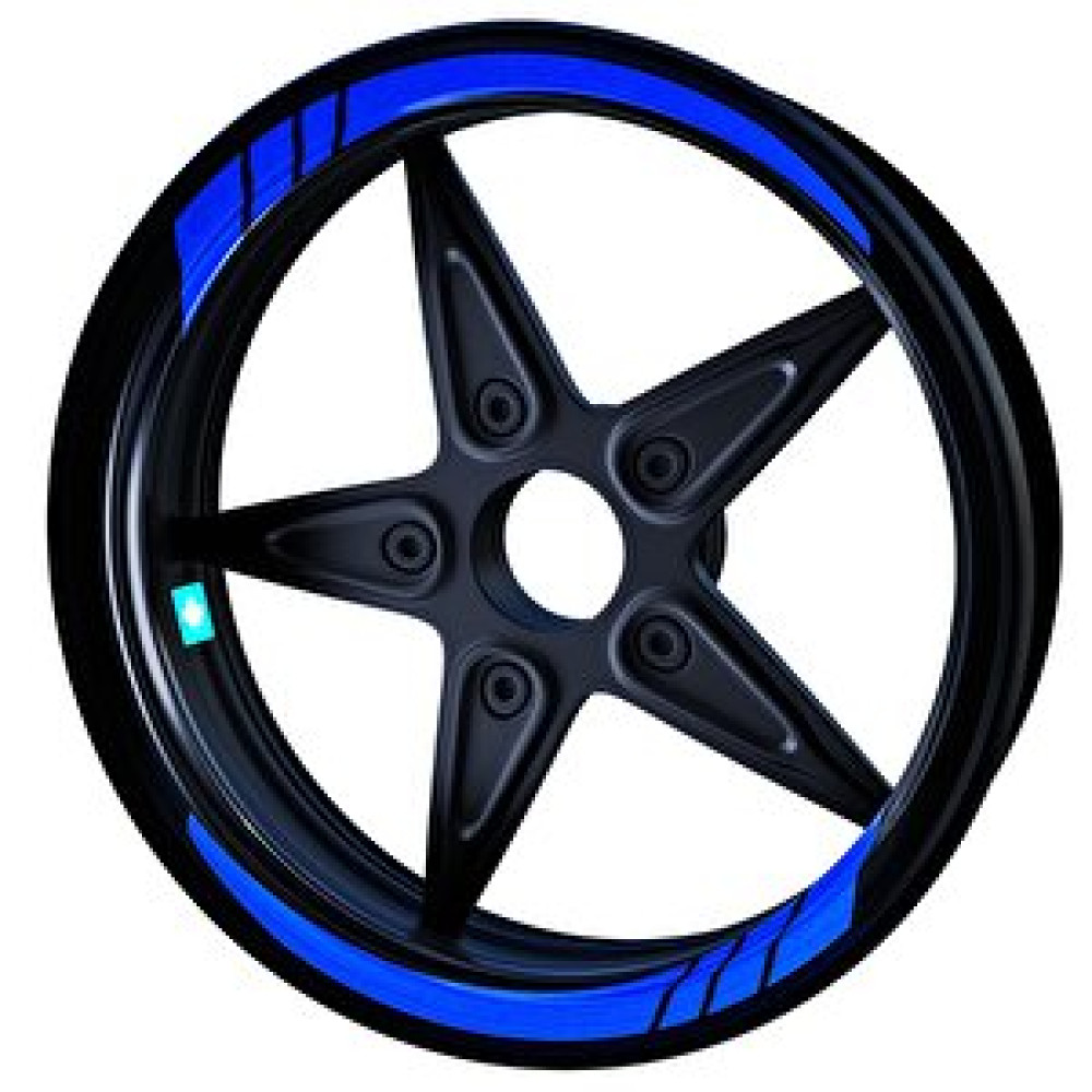 Çınar Extreme Reflektif Mavi Moto Gp İç Jant Şeridi Sticker Çınar Extreme Motorsiklet Aksesuarları Fiyatı