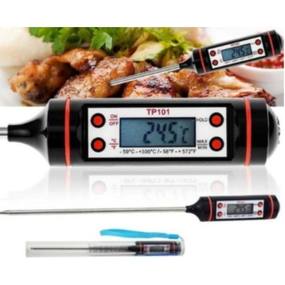 Çınar Hobi Yemek Sıcaklık Isı Ölçer LCD Di̇ji̇tal Gıda Termometre Metal Proplu Sıcaklık Ölçer Termometre & Higrometre Fiyatı
