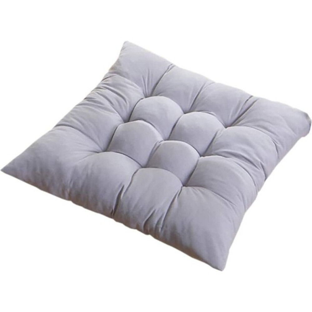 Çınar Reklam Dış Ticaret Pofidik Kare Sandalye Minderi - 40 x 40 cm - Gri Salon & Oturma Odası Tekstili Fiyatı