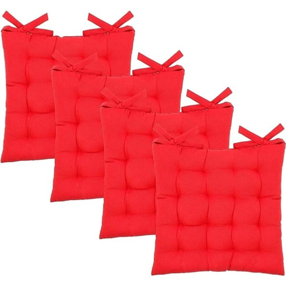 Çınar Reklam Dış Ticaret Pofidik Kare Sandalye Minderi Tekli - 45 x 45 cm - Kırmızı Salon & Oturma Odası Tekstili Fiyatı
