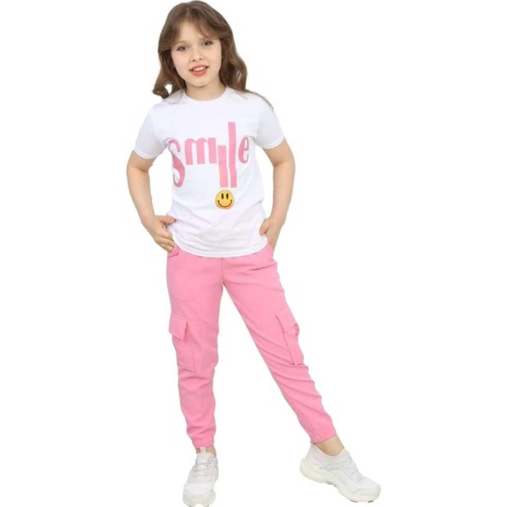 Cinarium Kız Çocuk Smile 2 Li Alt Üst Tanım - Pembe - 15-16 Yaş Kız Çocuk Giyim Takımı Fiyatı