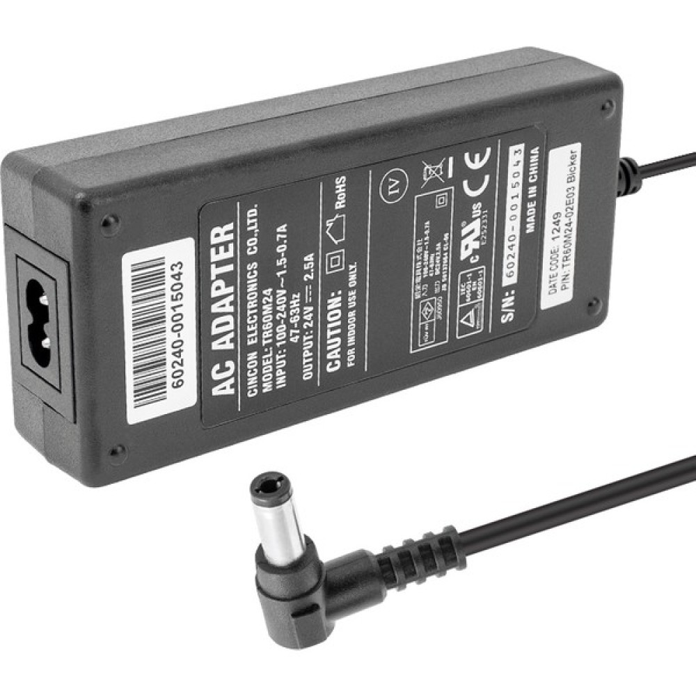 Cıncon TR60M24 24 Volt - 2.5 Amper 60W 5.5*2.5 L Uçlu Masaüstü Plastik Kasa Adaptör Elektrikli El Aletleri Fiyatı