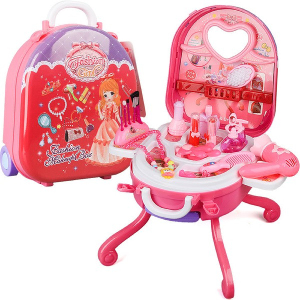 Cingo Kız Makyaj Sırt Çantası Oyuncak 31 Parça (Yurt Dışından) - Pembe - 4 Yaş Eğitici Oyuncak Fiyatı