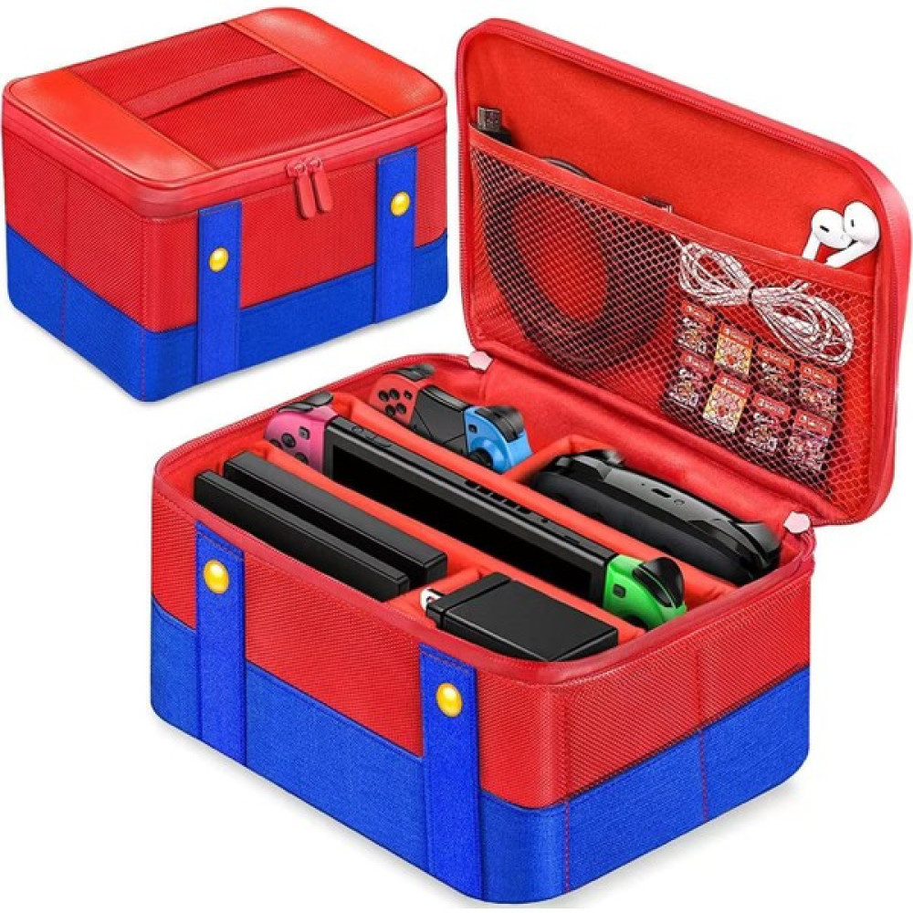 Cingo Nintendo Anahtarı Büyük Kapasiteli Saklama Çantası (Yurt Dışından) - Kırmızı Nintendo Oyunları Fiyatı