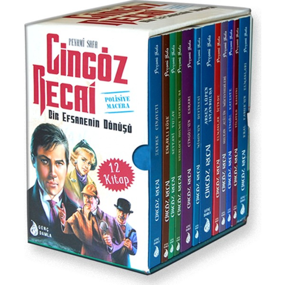 Cingöz Recai (Bir Efsanenin Dönüşü) 12 Kitap Set - Peyami Safa Polisiye Fiyatı