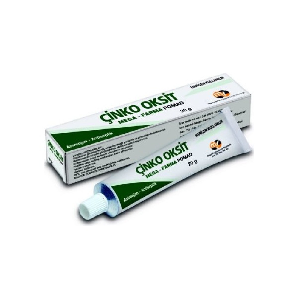 Çinko Oksit Pomad 20 gr Pişik Önleyici Krem Fiyatı