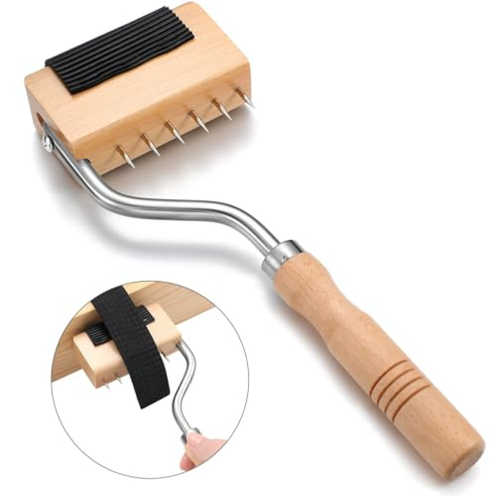 Cinnvoice Gooseneck Webbing Stretcher Upholstery Tool Gooseneck Webbing Stretcher Stretching Tool Handy to Catch The Close to Frame with Plenty of Leverage