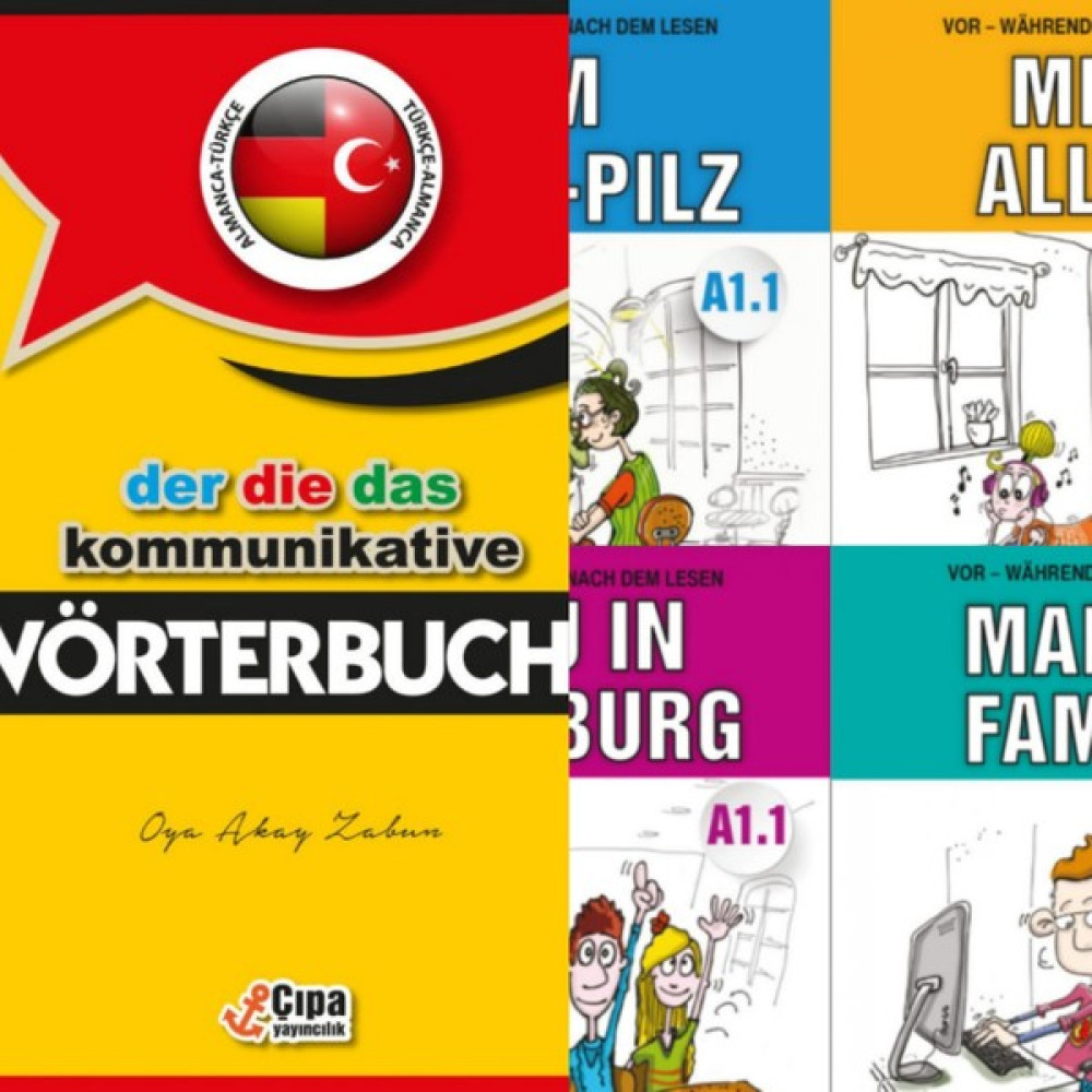 Çıpa Yayıncılık A1SEVİYE Hikaye + Sözlük Seti Toplam 5 Kitap (Ciltli) Yabancı Dil Öğretici Kitaplar ve Eğitim Setleri Fiyatı