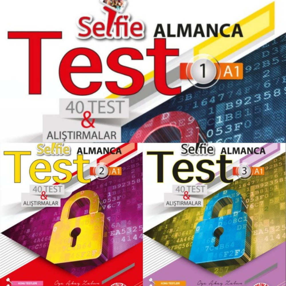 Çıpa Yayıncılık Almanca A1 Seviye Selfie Test Soru Bankası Seti Toplam 3 Kitap (Ciltli) Yabancı Dil Öğretici Kitaplar ve Eğitim Setleri Fiyatı