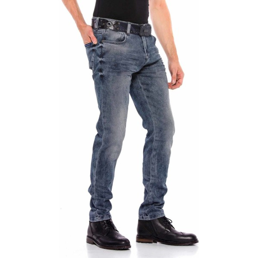 Cipo & Baxx CD543 Ince Desenli Açık Mavi Erkek Kot Pantolon Erkek Jeans / Kot Pantolon Fiyatı