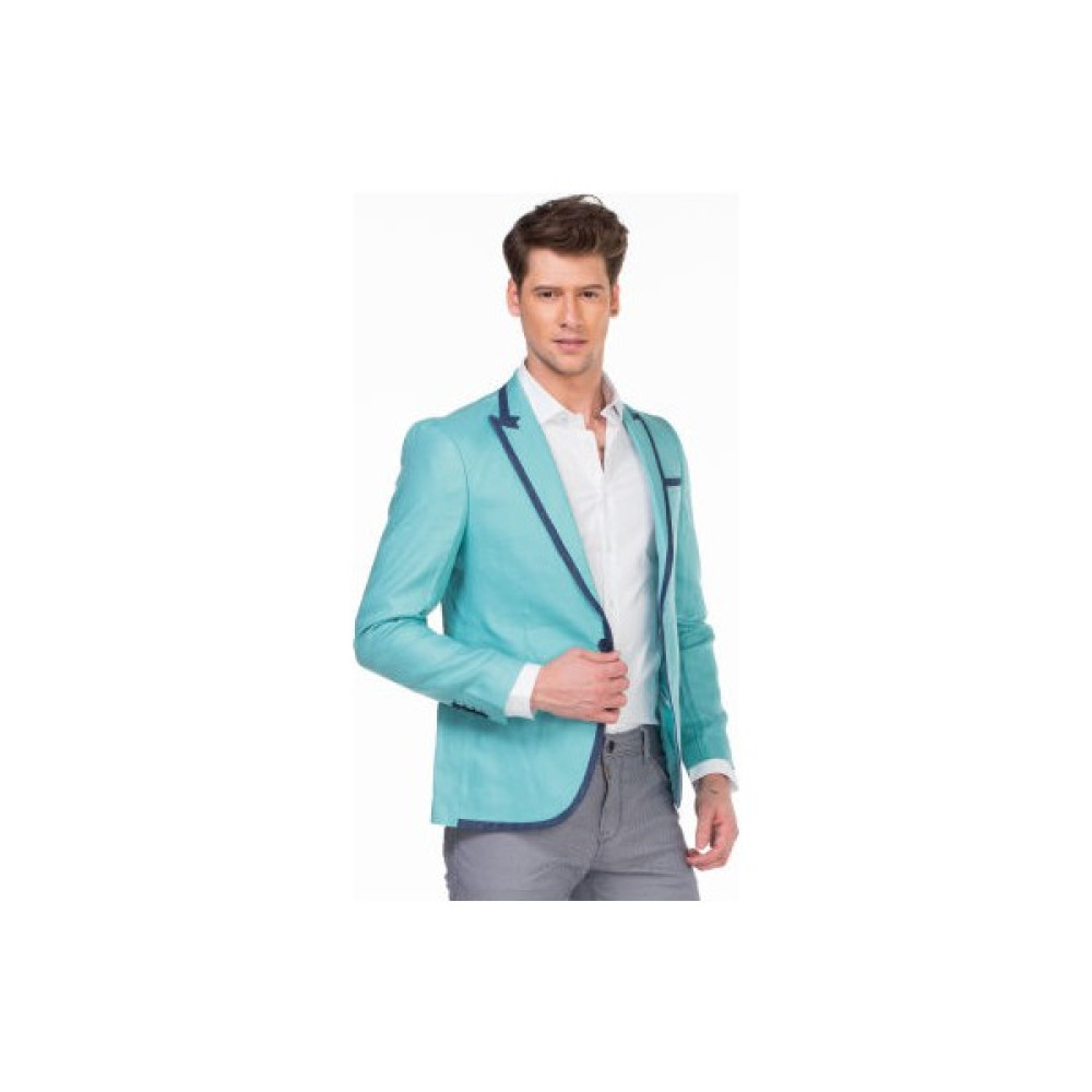 Cipo&Baxx CJ222 Mint Mavi Yazlık İnce Erkek Spor Blazer Ceket Erkek Ceket Fiyatı