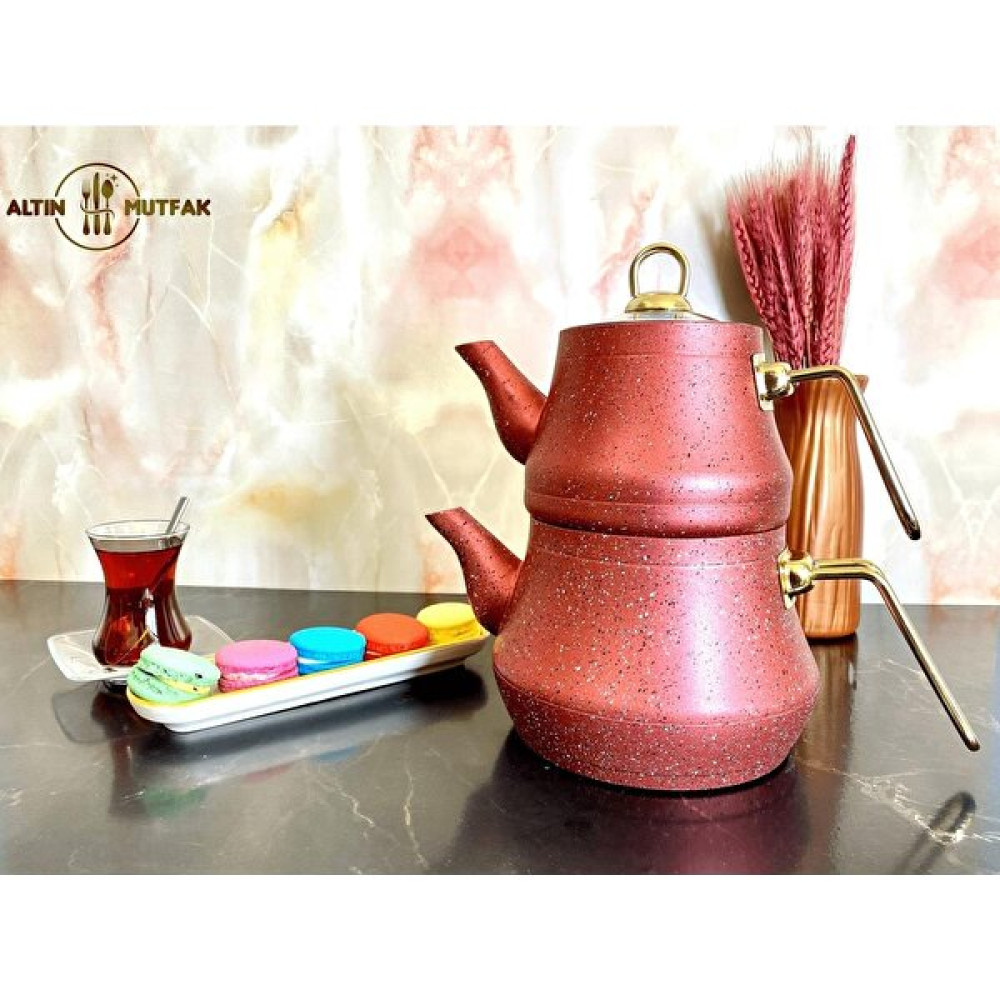Çırağan Granit Lüks Çaydanlık Takımı Çay / Çaydanlık Setleri Fiyatı