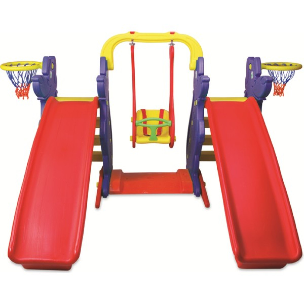 Çırak Çift Kaydırak Tek Salıncak Set - Kaydırak - Salıncak - Çocuk Parkı - Oyun Parkı - Mavi Açık Hava, Deniz ve Spor Oyuncakları Fiyatı