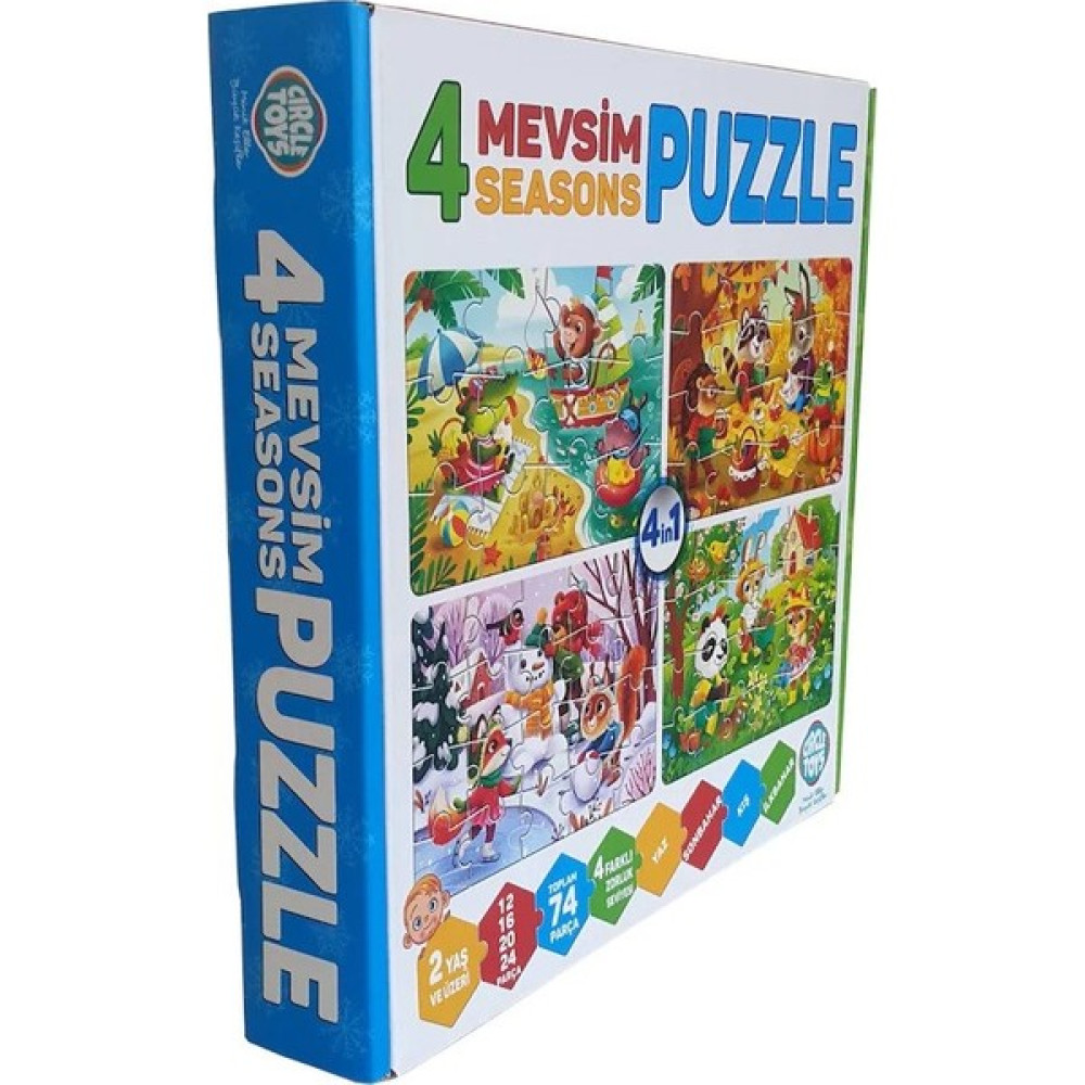 Circle Toys 4 Mevsim Puzzle Eğitici Oyuncak Fiyatı