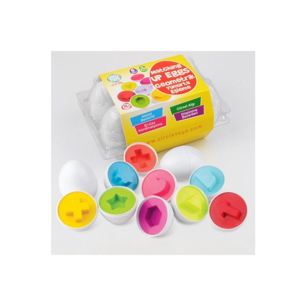 Circle Toys 6’lı Geometrik Yumurta Bebek Oyuncakları Fiyatı