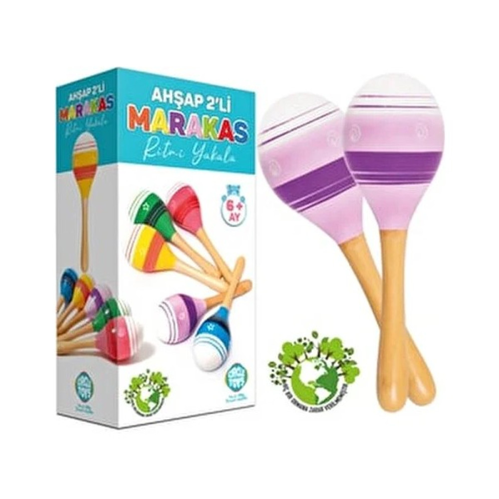 Circle Toys Ahşap Marakas 2'li Bebek Oyuncakları Fiyatı