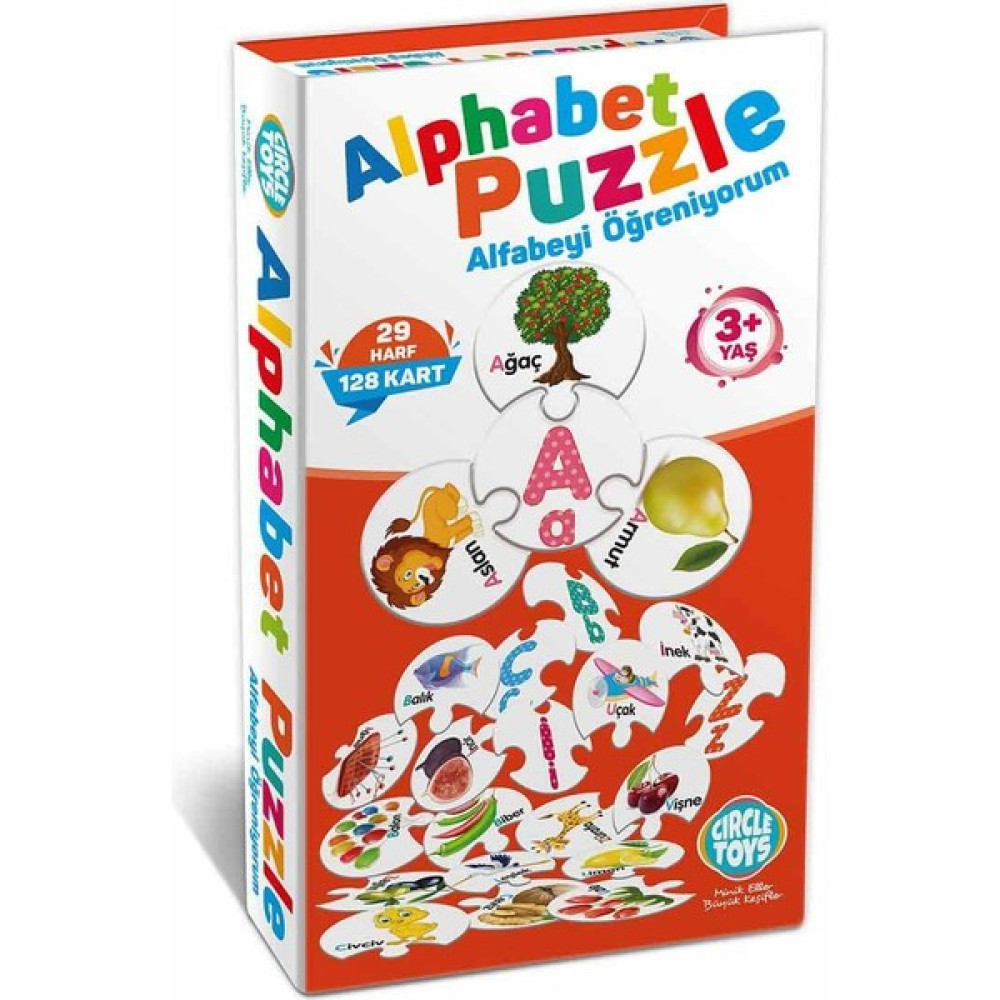 Circle Toys Alphabet Puzzle - Renkli Çocuk Oyuncağı Fiyatı
