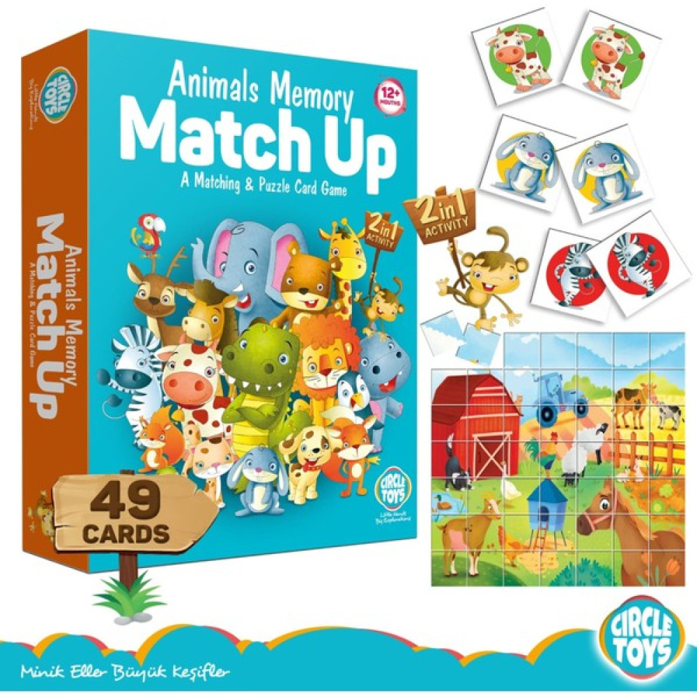 Circle Toys Animals Memory Match Up Eğitici Oyuncak Fiyatı