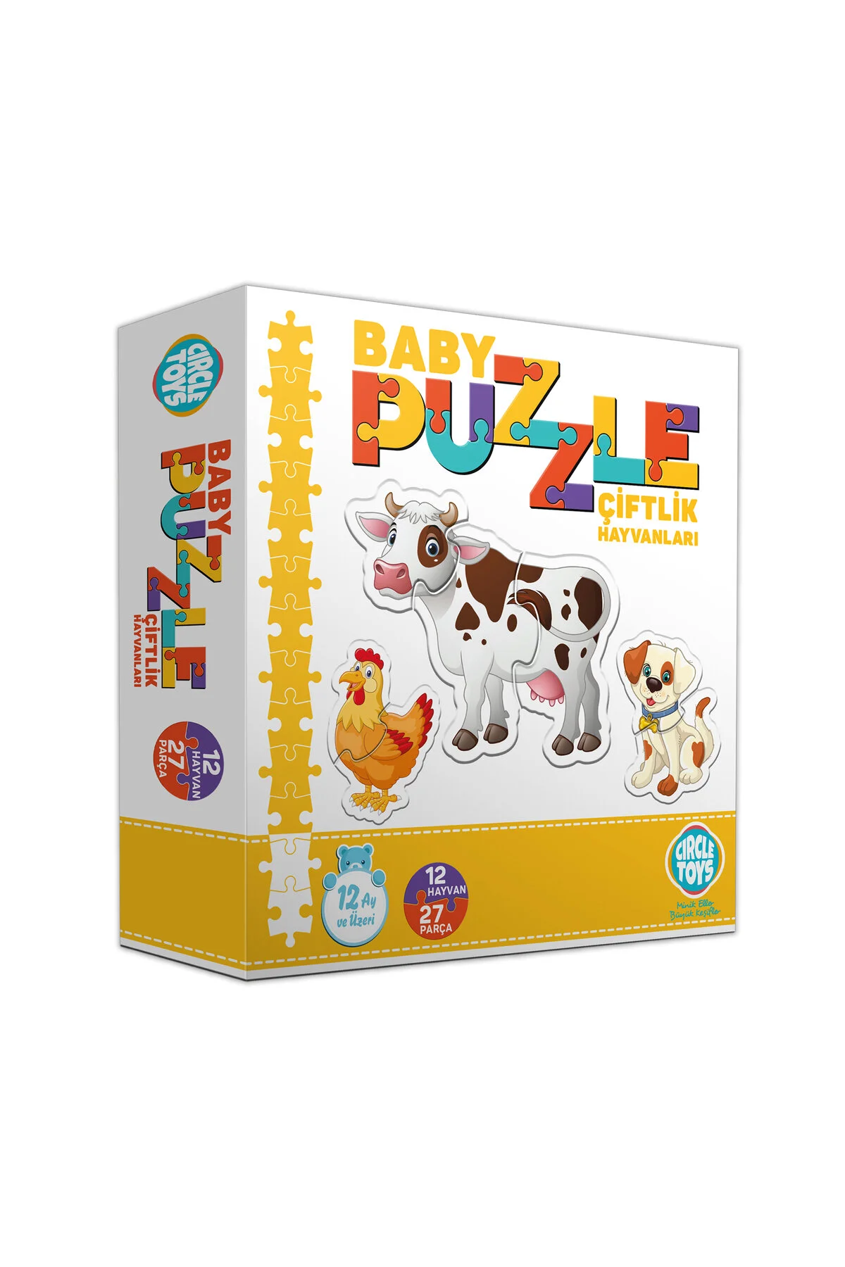 Circle Toys Baby Puzzle Çiftlik Hayvanları 27 Parça" Puzzle & Aksesuarları Fiyatı