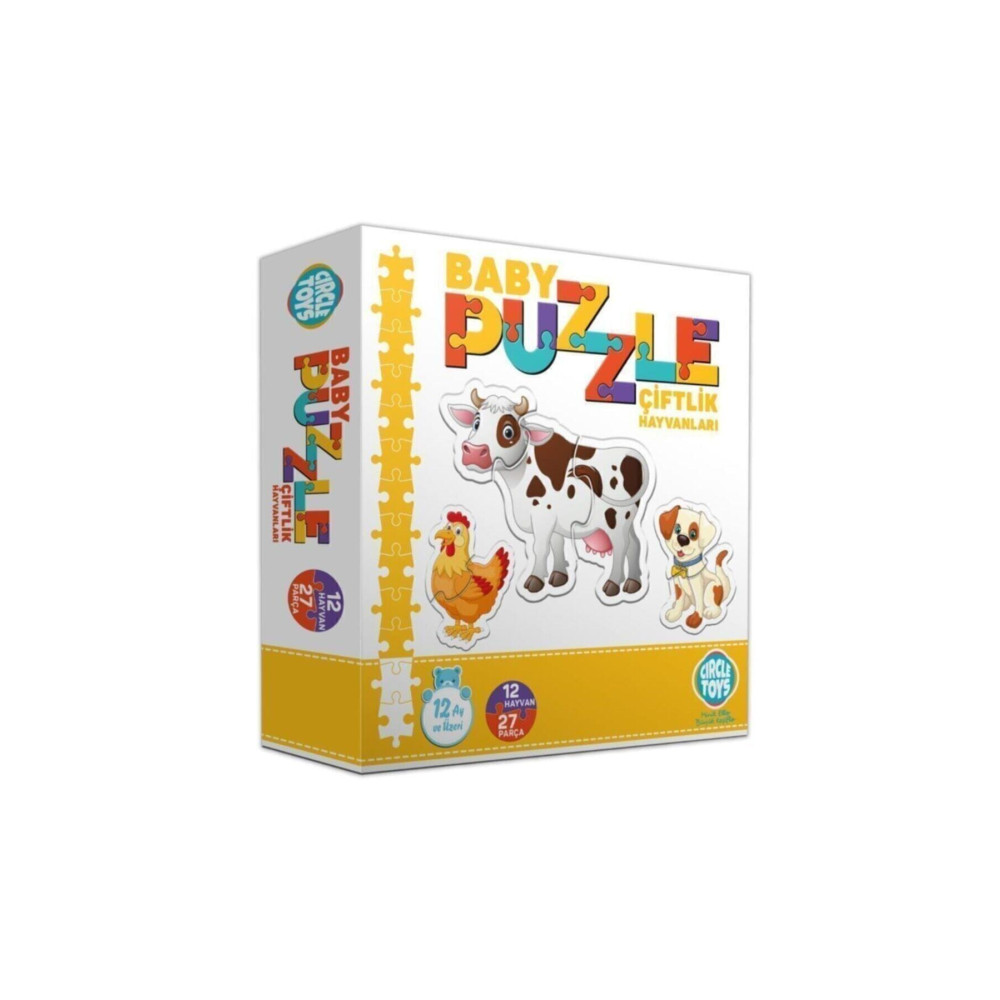 Circle Toys Baby Puzzle Çiftlik Hayvanları 27 Parça Puzzle & Aksesuarları Fiyatı