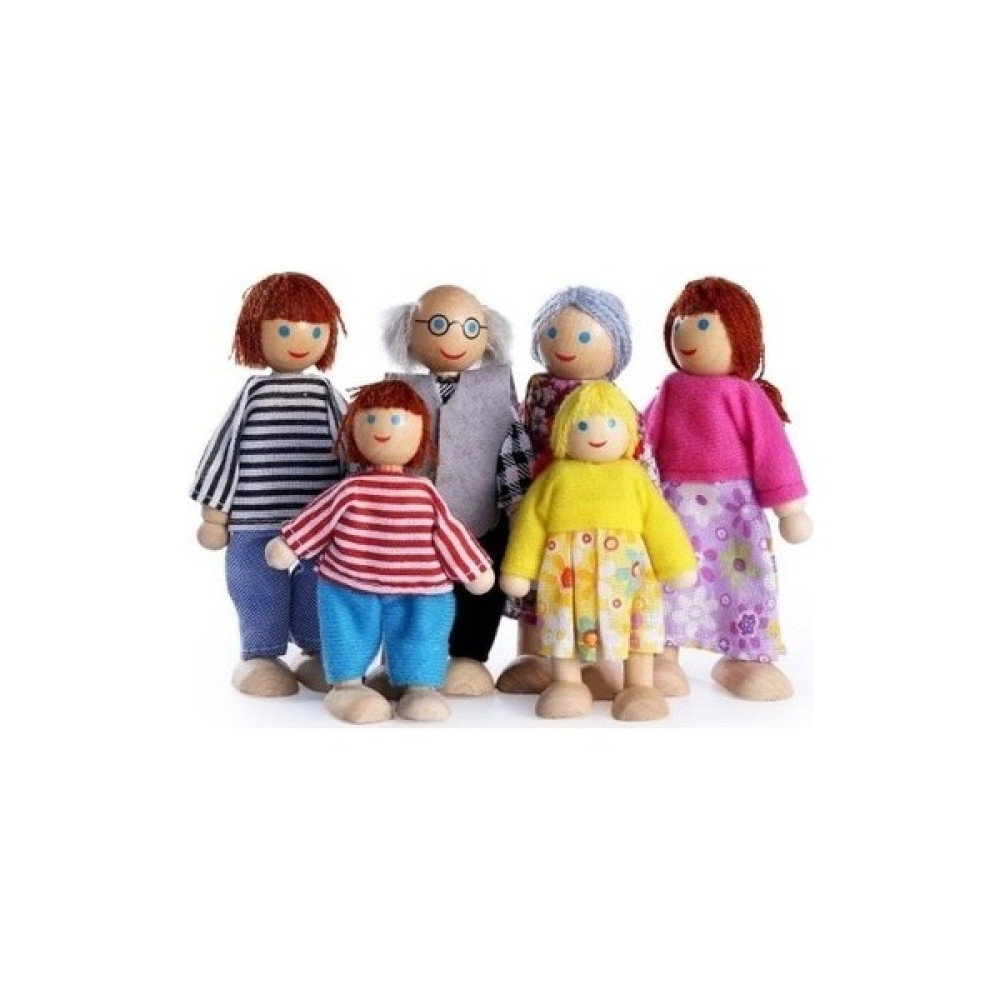 Circle Toys Cirle Toys Kukla Aile Ahşap Bebek Oyuncakları Fiyatı